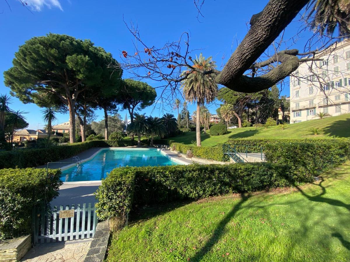Casaviva-Stylish Trilo With Ac-Shared Pool-Parking Lejlighed Genova Eksteriør billede